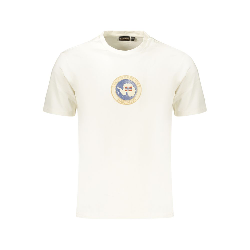 White cotton men's t-shirt-null