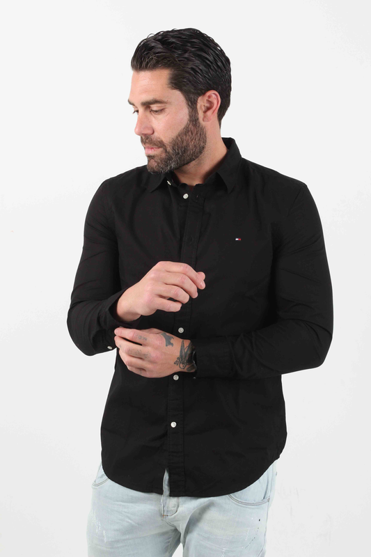 Flex poplin kent collar sf shirt-null