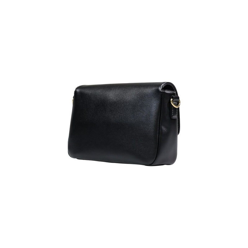 Black polyethylene handbag-null