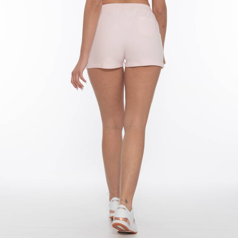 French terry scripted womens short image number null