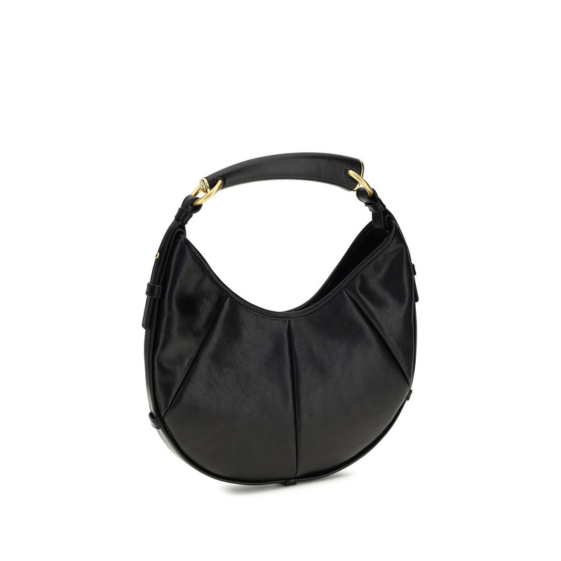 Black calf leather bos taurus shoulder bag-null