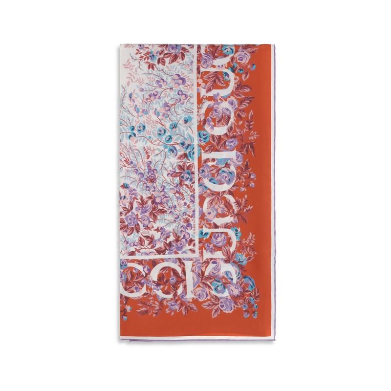 Multicolor silk scarf-null