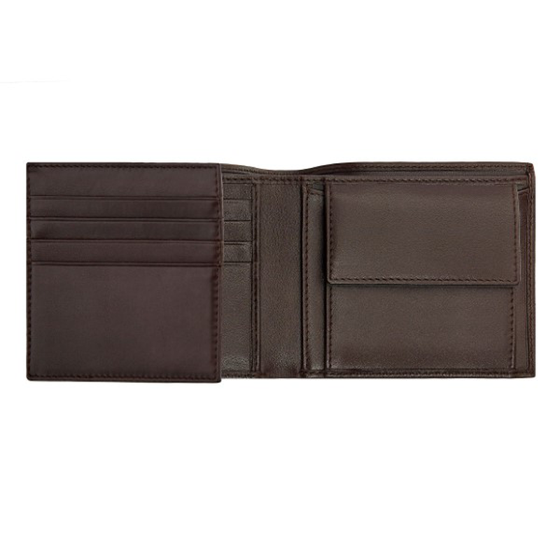 Boss money wallet with flap classic smooth brown-null
