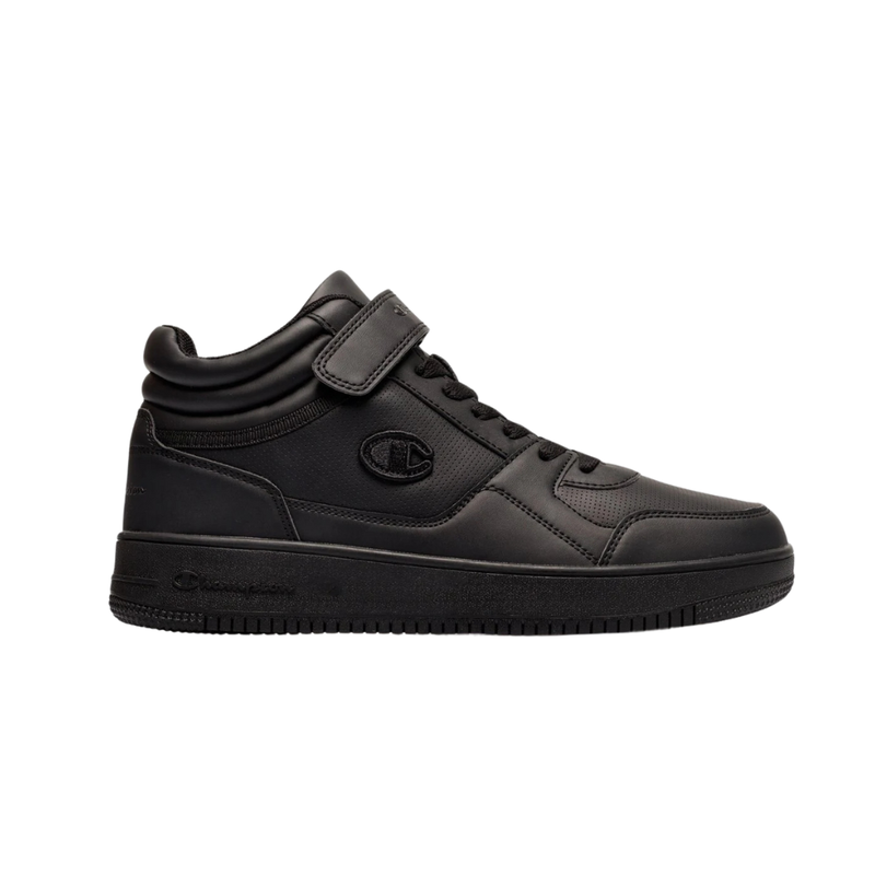 Champion men mid cut shoes fashion rebound vintage basketball black s21904-kk006-null