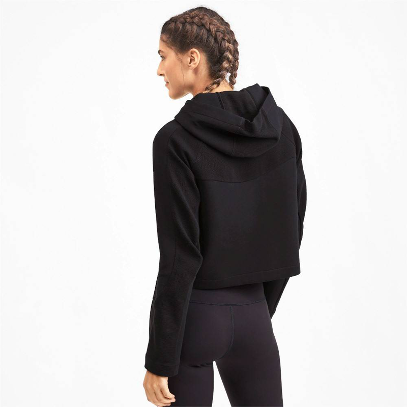 Evostripe long sleeve hoodie womens-null