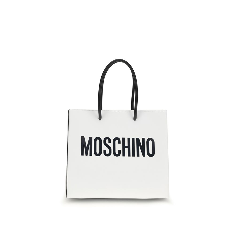 White calf leather bos taurus handbag-null