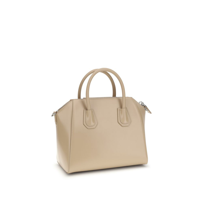 Beige calf leather bos taurus handbag-null
