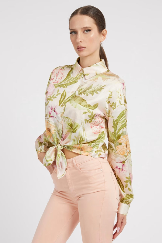 Bowed jun shirt - guess-null