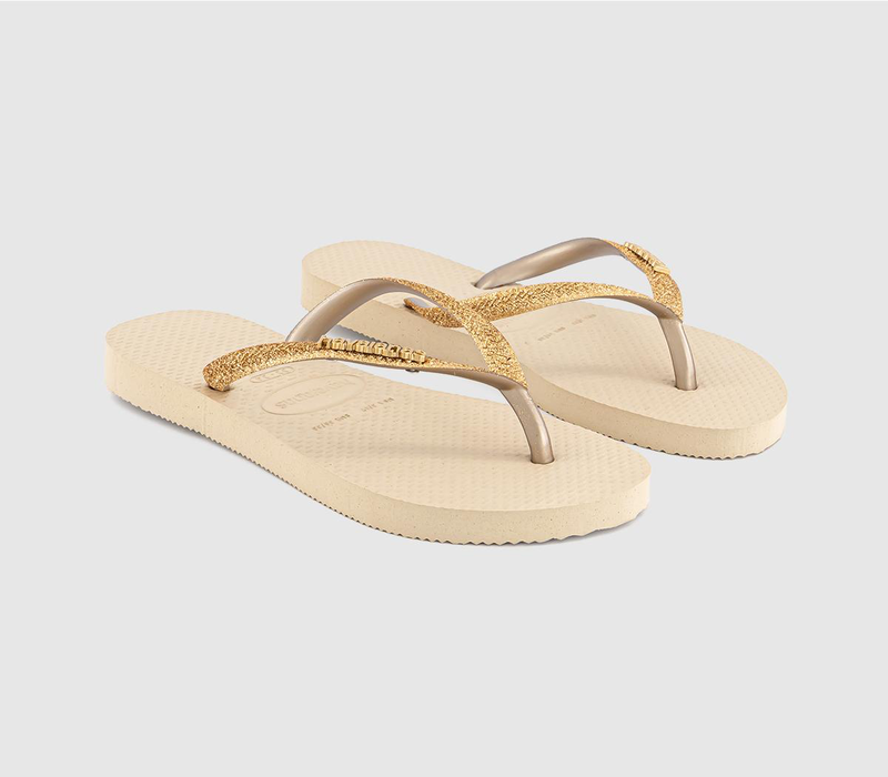 Havaianas kids' slim glitter II flip flop image number null