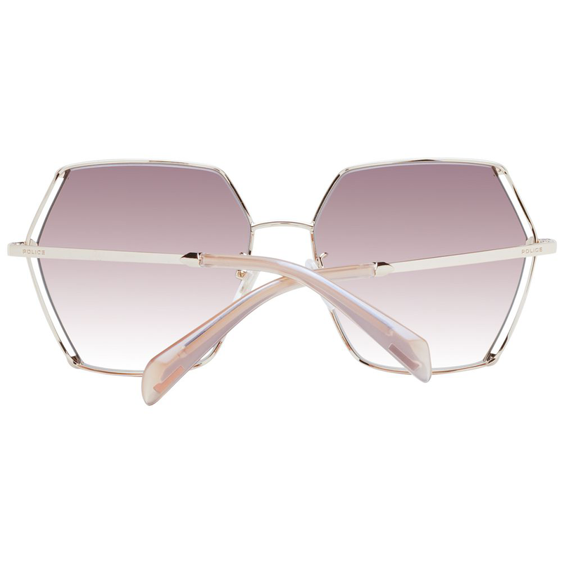 Rose gold metal sunglasses-null