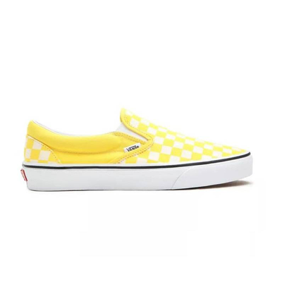 Classic slip-on checkerboard, Yellow / White, medium