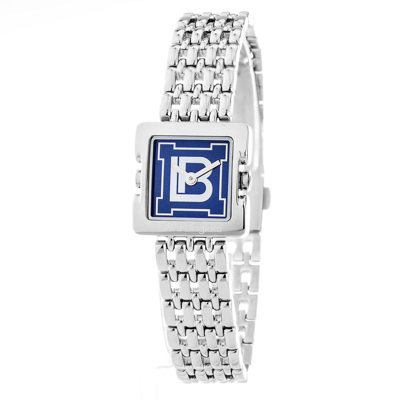Silver stainless steel dress watch-null