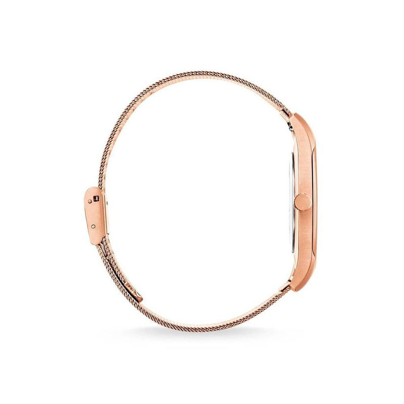 Multicolor stainless steel dress watch-null