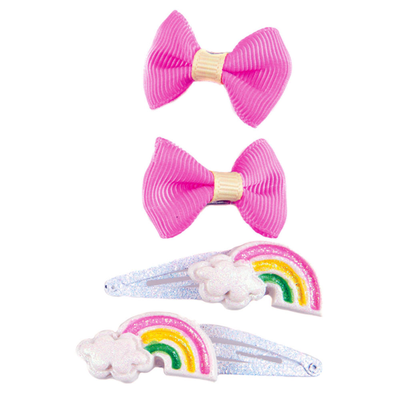 Great pretenders snap happy rain-bow clips