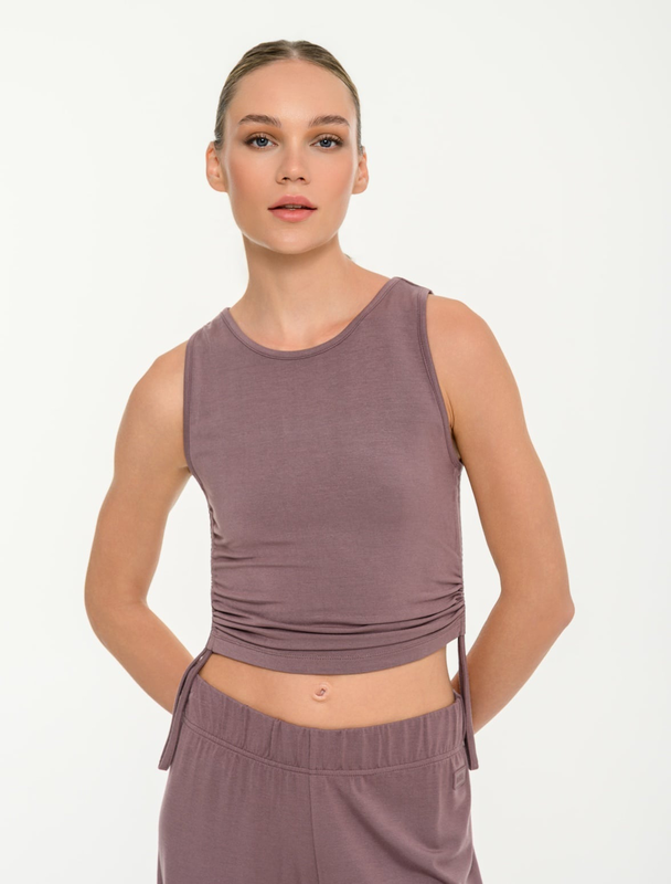 Bdtk woman's flow crop top sleeveless-null