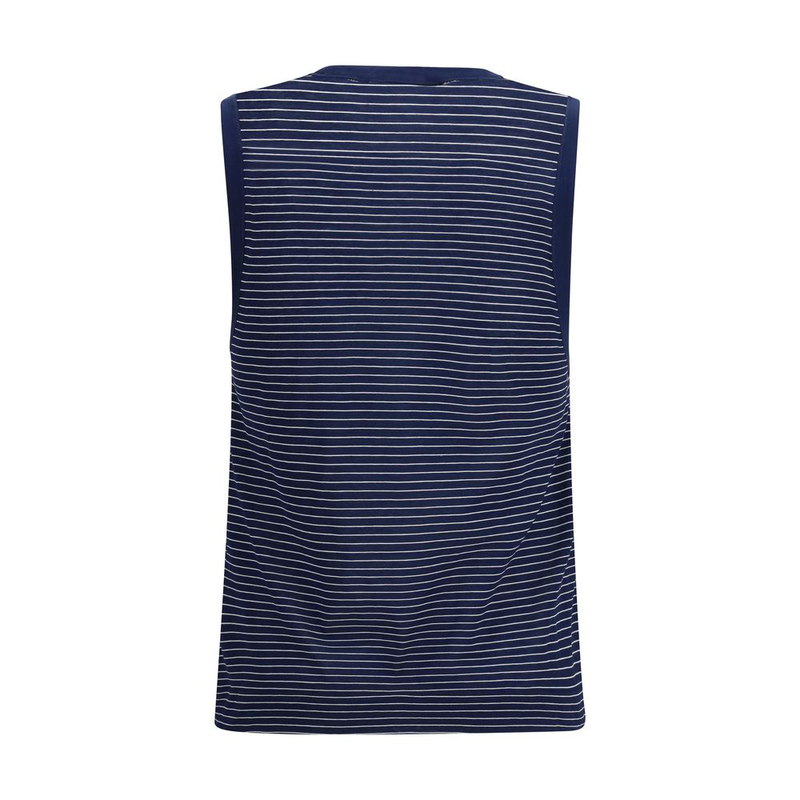 Blue cotton tank tops-null