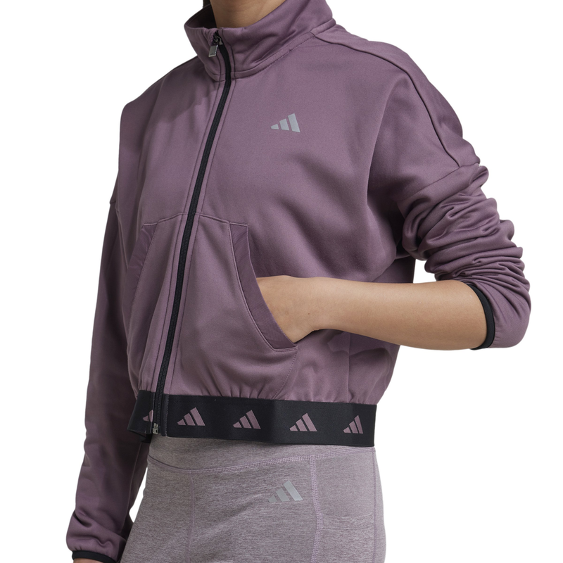 Adidas girls fleece full-zip jacket-null