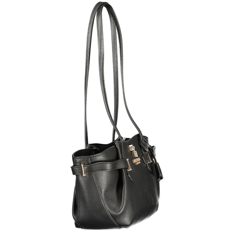 Nero polyurethane women handbag-null