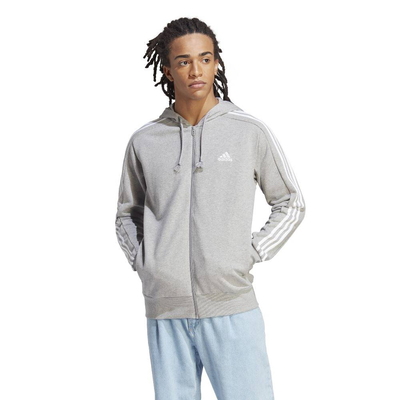 Men 3-stripes freelift fz hoodie, Grey, medium