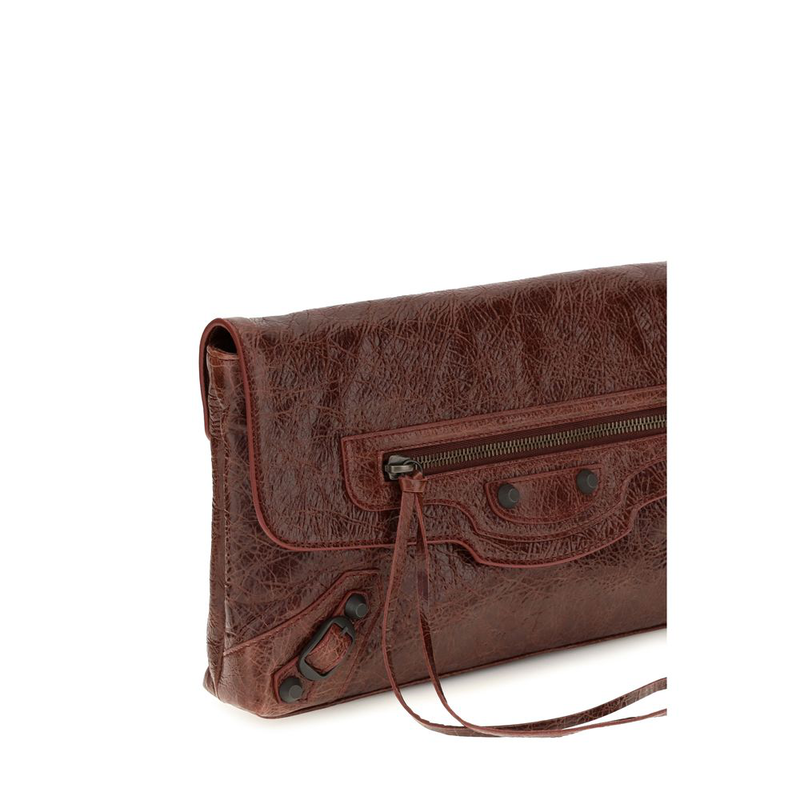 Bordeaux lamb ovis aries aries clutch bag-null
