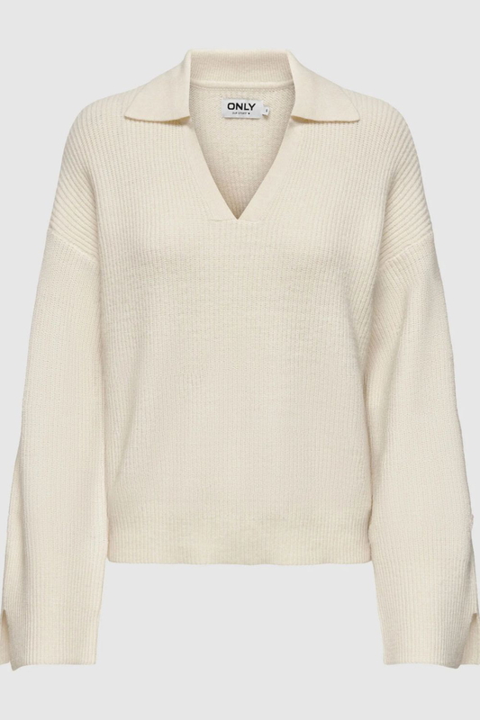 Only monna knitwear collar-null