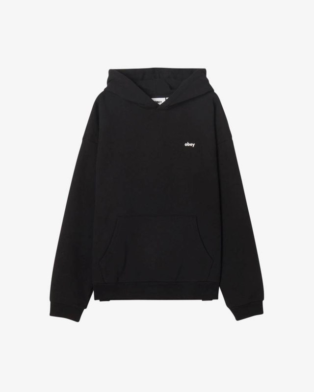 Obey design extra heavy hood fleece-null