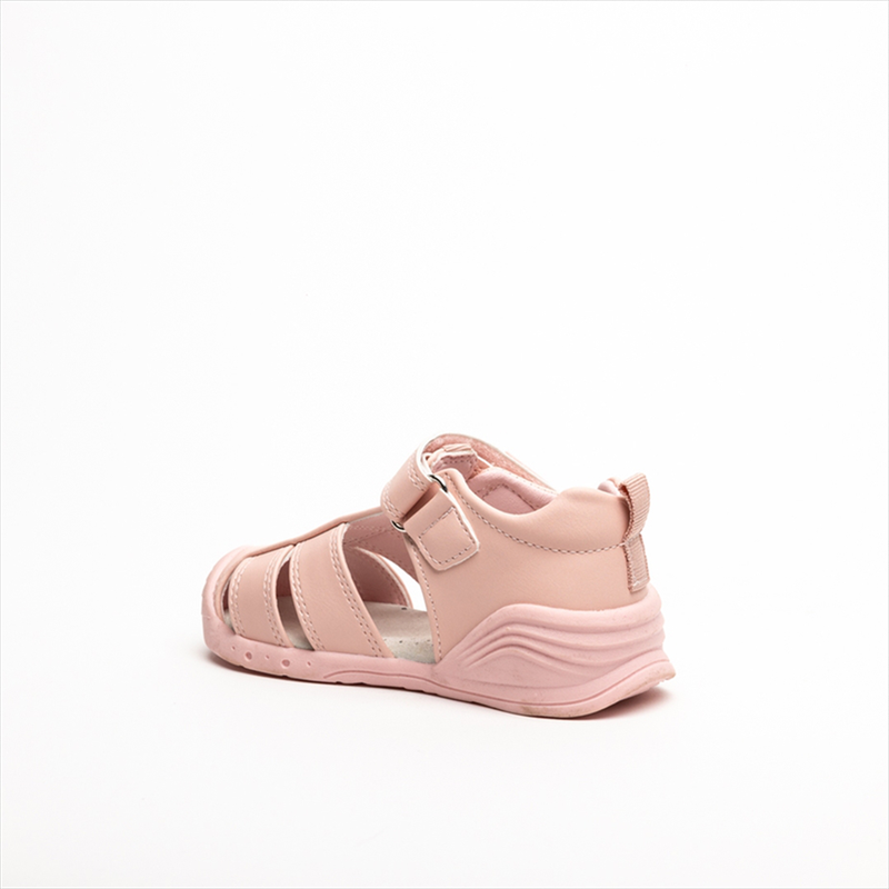 Kido caged girls sandals with heart-null