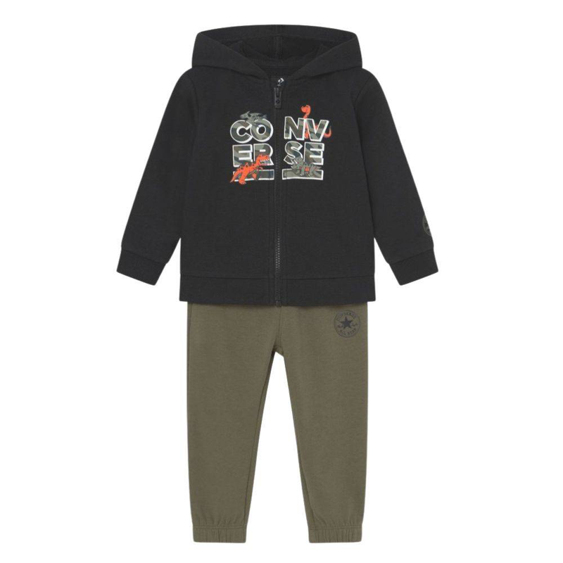 Converse infant dino full-zip set-null