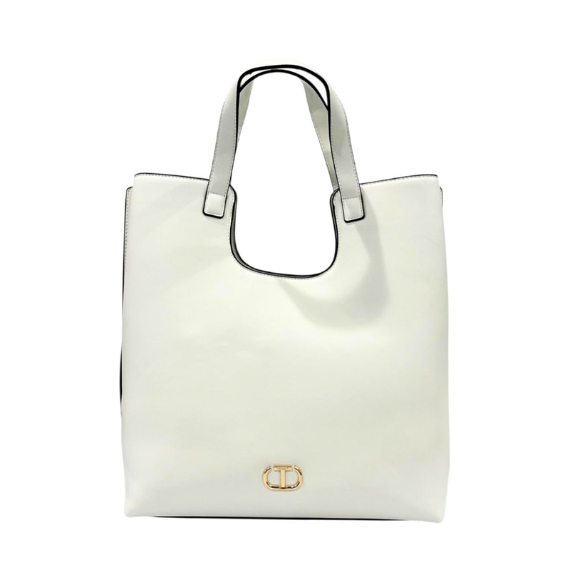 White pu women handbag-null