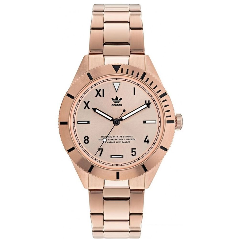 Multicolor stainless steel dress watch-null