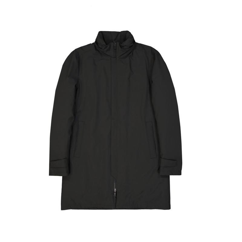 Gray polyester coat-null
