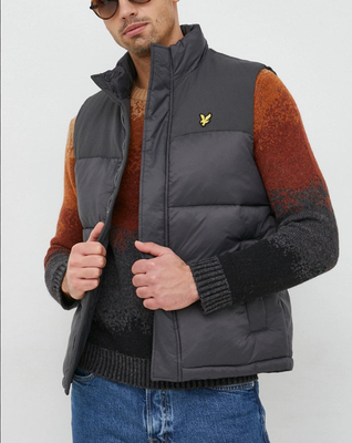 Lyle & scott sleeveless jacket jk1349v, Grey, medium