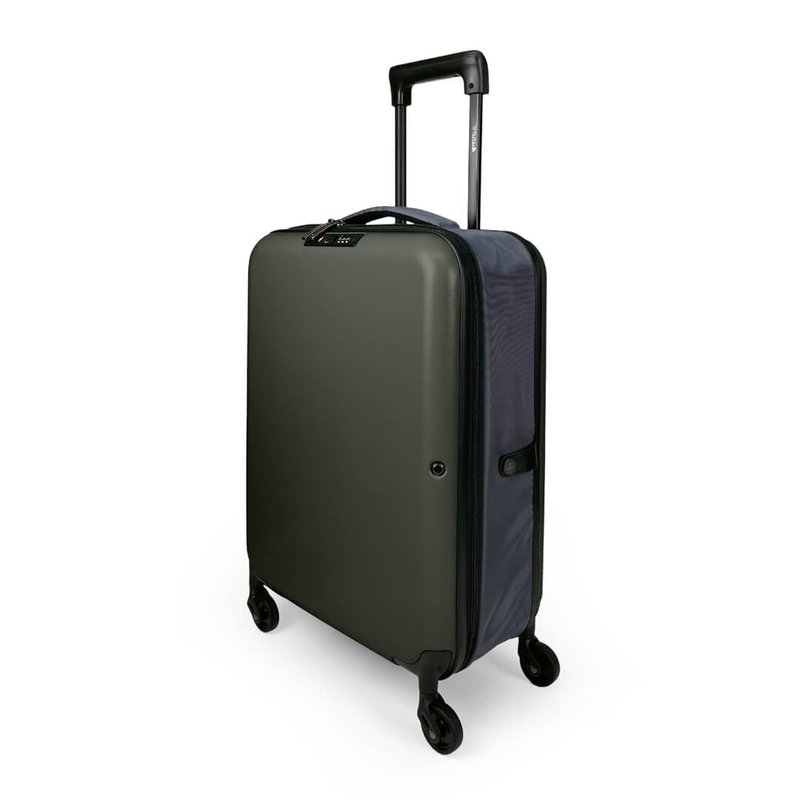 Product image: Bg berlin x pegasus - easypack, foldable cabin size/carry-on (4 wheel) 55cm/20in luggage 10kg suitcase - mint-null