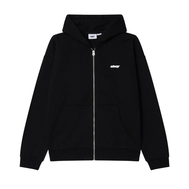 Gaze extra heavy zip hood fleece-null