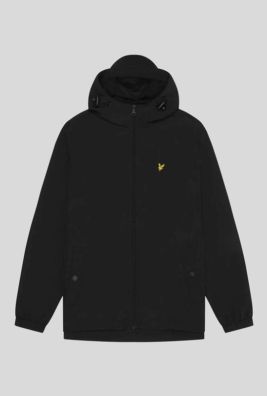 Lyle and scott zip through hooded jacket-null