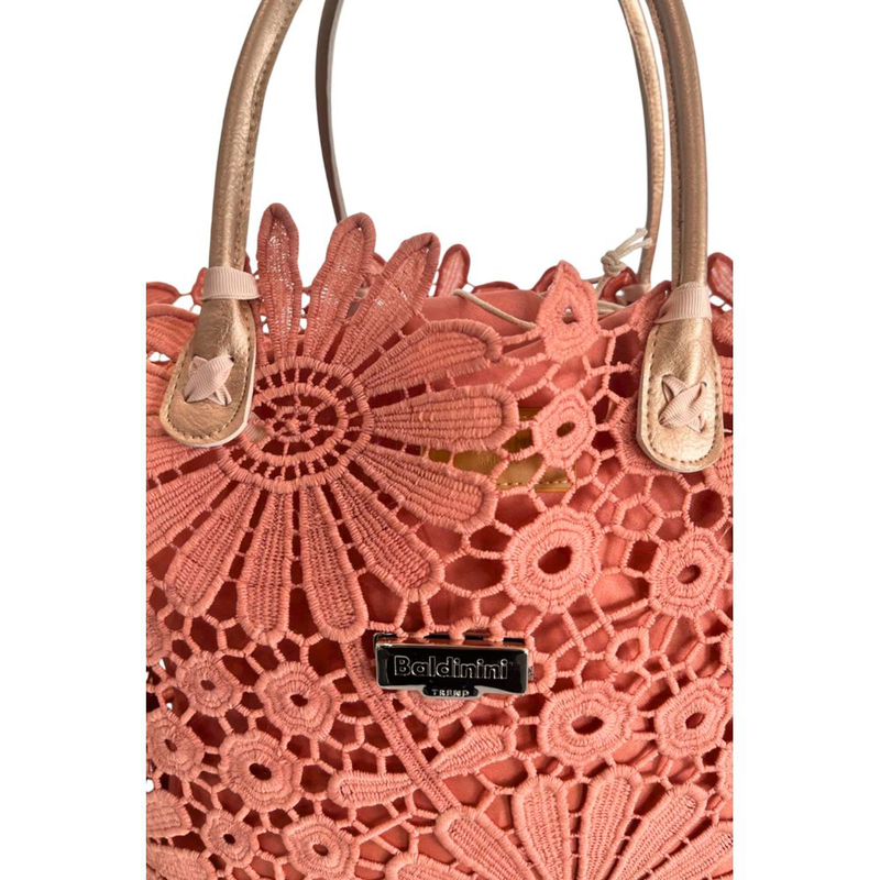 Pink pu women handbag-null