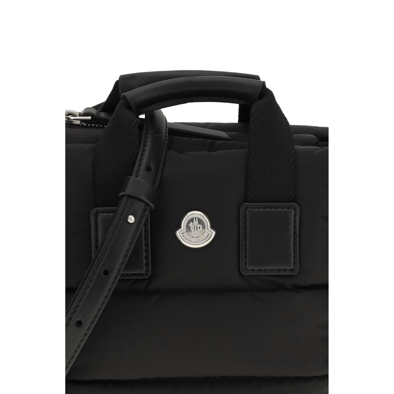 Black polyamide handbag-null