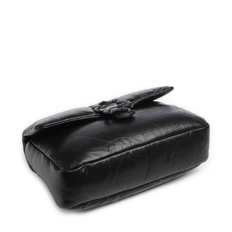 Just cavalli medium puffer snake logo - black-null