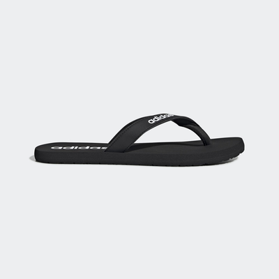 Adidas men eezay flip flop, Black, medium