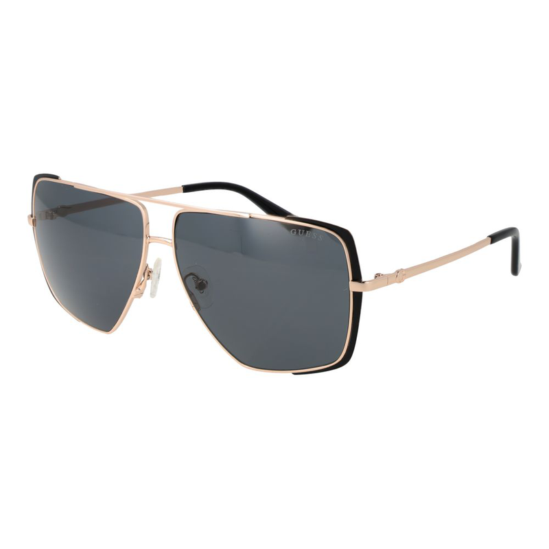 Rose gold metal sunglasses-null