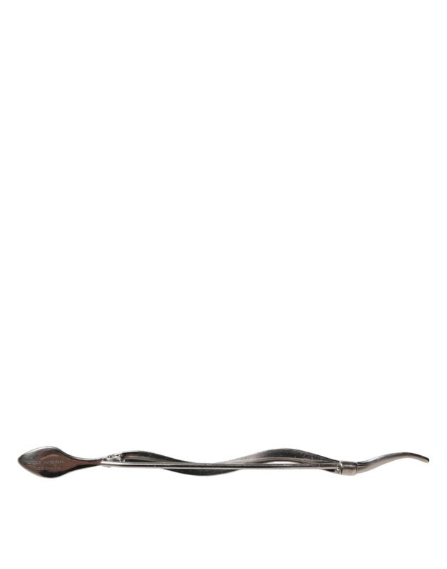 Silver brass crystal spilla serpente mens brooch pin-null
