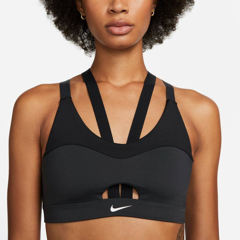 One Dri-FIT indy strappy light support sport bra-null