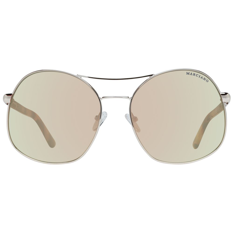 Rose gold metal sunglasses-null