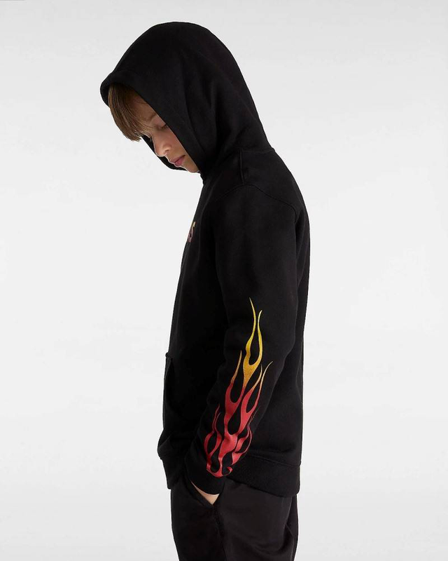 Vans boys flame hoodie-null