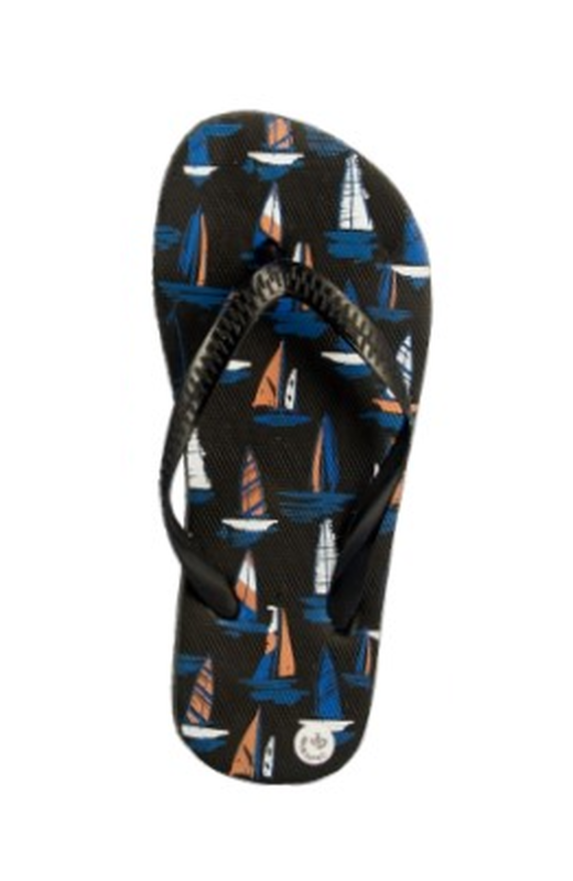 Childrens flip flops with boat - red , 31-null