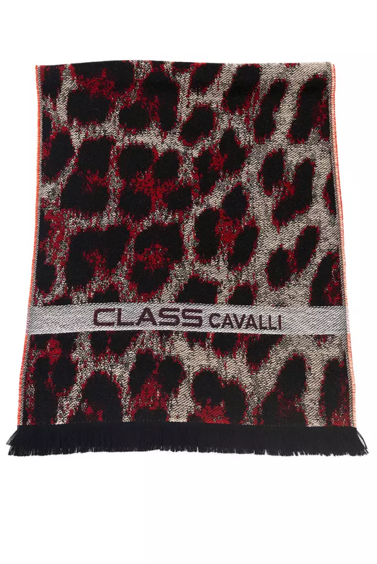 Burgundy wool men scarf-null