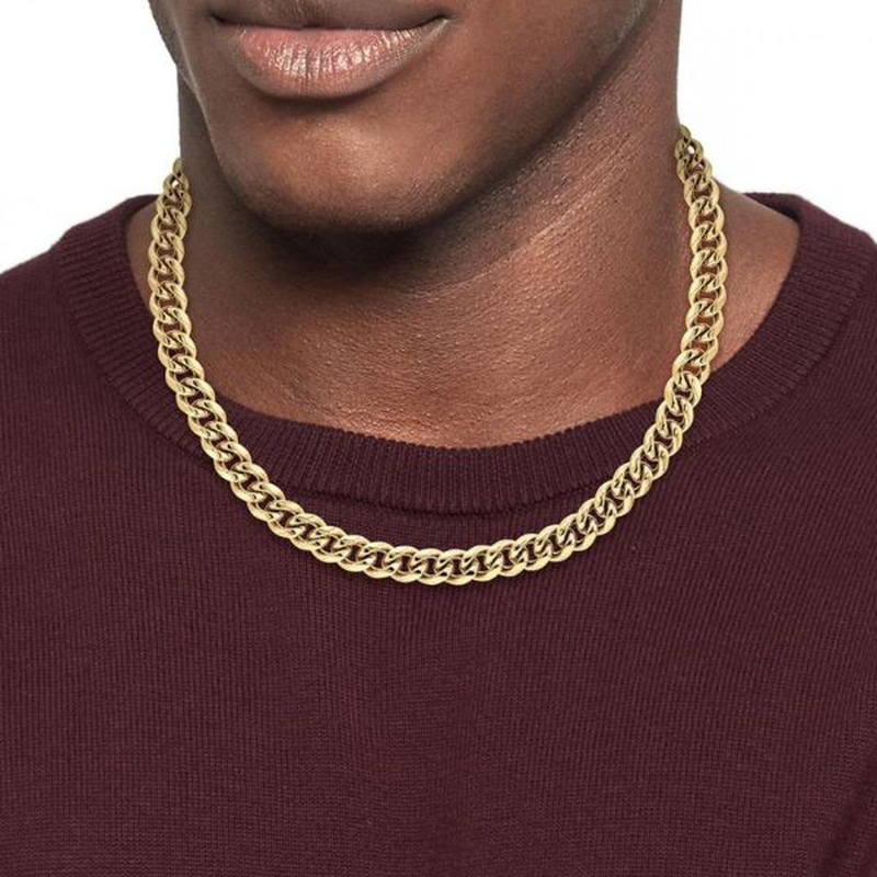 Tommy hilfiger men's wild chain necklace, , medium image number null