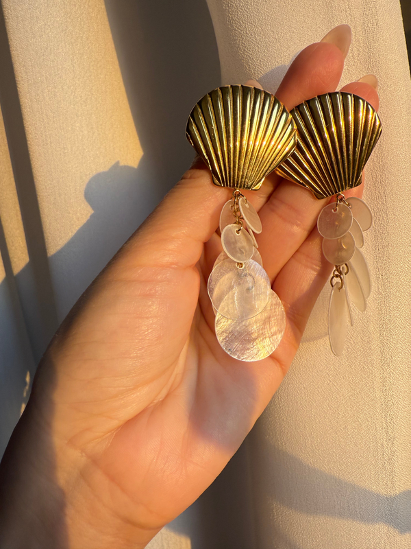 &ldquo;coralia&rdquo; earrings-null