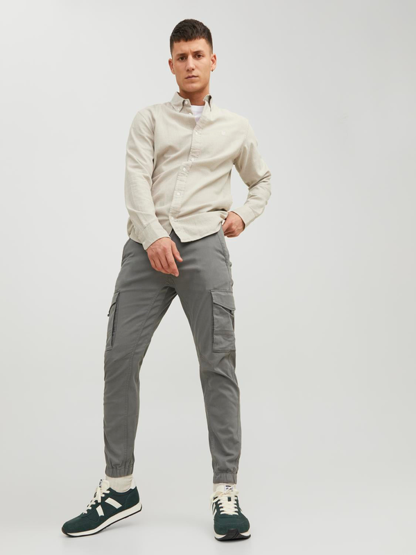 Jpstpaul cargo trousers - sedona sage-null