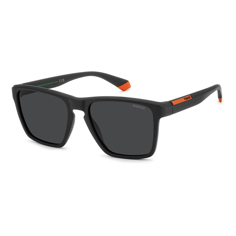 Black polycarbonate sunglasses-null